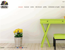 Tablet Screenshot of dufa.com.tr
